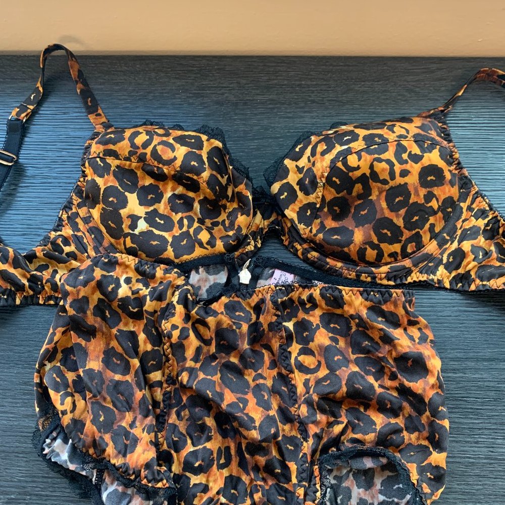 Agent Provocateur Felinda Bra Panty 34D Size 2